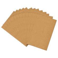 WANDIC Cork Adhesive Sheets, 10 Pieces A4 Self-Adhesive Squares Rectangle Board for Office Memo Pin Message Boards DIY Crafts