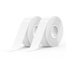 SUPVAN E10 & E11 & E16 Label Maker Tape, 2 Rolls 15mm 6m Genuine Continuous Laminated Thermal Label Tape Refill