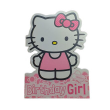 Hello Kitty Birthday Girl Birthday Card