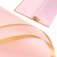 Flower Bouquet Wrapping Paper, 20 Sheets Pink Floral Wrapping Flower Paper for Bouquets Wedding Birthday Anniversary Party