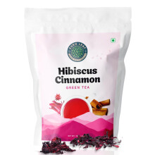 EURO LEAF Hibiscus Cinnamon Loose Leaf Tea with Lemon Grass (100 gm) | Rich in Vitamin C | Hibiscus Loose Leaf Flower| Healthy Skin Glow & Hair