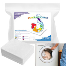 Paint and Dirt Trapper Cloths Pack of 50 Dye Traps Laundry Leaves Colour Absorber Laundry Protection Against Discolouration Colour Transfer