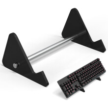 RUNJRX KEYBOARD Stands 1-Tier, Mechanical Keyboard Acrylic Display Stand, Black Acrylic Keyboard Stand, Holder Stand For Gaming Keyboards(1Pcs)