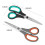 Scissors 3 Pack, 8'' Multipurpose Scissors with Ultra Sharp 2.5mm Thick Blades, Easy Grip Handle 2