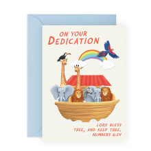 Central 23 Animal Greeting Card for Kids - 'On Your Dedication' - Celebration for Boys and Girls - Dedication Card for Granddaughter Grandson