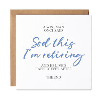 Maise & Rose Funny Retirement Card For Him | Retirement Card For Work Colleague | Retirement Card For Men | P68