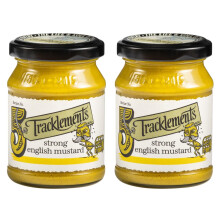 Tracklements Strong English Mustard, A Great Condiment for Gammon, Steak and Sausages or Partnered with Stew, Vegetarian and Vegan Friendly