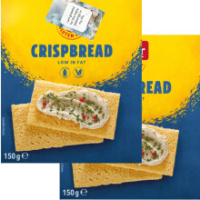 Crispbread Bundle With Gluten Free Low In Fat Vegan Crispbreads 150g (2 Pack) – By Oerich Gift