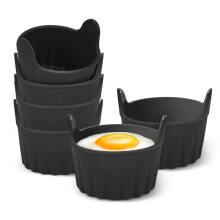 6 Pcs Air Fryer Egg Poacher, Ramekins for Air Fryer. Microwave Egg Poacher, Food Grade Air Fryer Egg Poacher