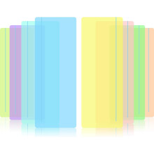 8 Pieces Professional Dyslexia Coloured Reading Overlays And Line | Reading Tracking Rulers for Visual Stress, Dyslexia, Irlens Syndrome, and ADHD