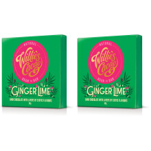 Willie's Cacao - Ginger & Lime 70% Dark Chocolate bar - 50g - Vegan