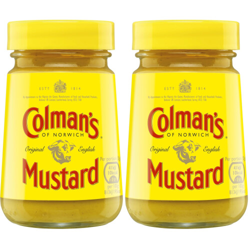Colman's Original English Mustard, 100g (Pack 2)