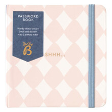 Busy B Password Book - Harlequin Cover – All your Internet Passwords in One Place - Store a Maximum of 186 Internet Login Details