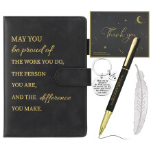 Candcamp Thank You Gifts for Women Inspirational Notebook and Pen Set, Leaving Gifts for Colleagues Women New Job Gifts for Women Employee Volunteer