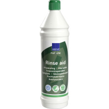 ABENA Puri-Line Dishwasher Rinse Aid | 1L | Dye and Fragrance Free Dishwasher Cleaner, Low Foaming Rinse Aid Dishwasher Cleaner