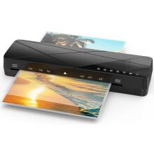 Crenova A3 Laminator, Laminator Machine 3-6mil 60s Quick Warm Up Auto-Off, 6 in1 Laminating Machine ABS Jam Free for Home Office School, Black