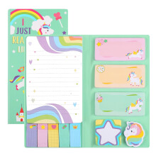 440 Pcs Sticky Notes Set, Multicolor Adhesive Notes Cute Sticky Notes, Student Essentials Index Flags Pads for Books, Folders