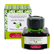 Jacques Herbin 13736T - ''Les subtiles'' scented ink bottle for fountain pens and rollerball pens 30 ml