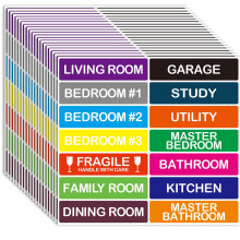 Packing Labels for Moving House 280pcs Colour Coded Stickers Home Moving Labels Fragile Sticker for Move Boxes House Essentials