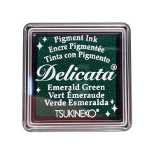 Tsukineko delicata Emerald Pigment Ink Pad - Small