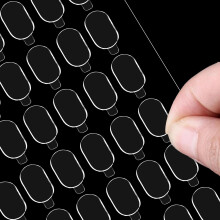 280 Pcs Mounting Putty, Clear Sticky Tack for Wall Pictures Hanging, Double Sided Adhesive Dots, No Trace Strong Adhesive, Water-Repellent