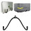 Laptop Wall Mount Holder, Universal Adjustable Storage Organizer for Laptops, MacBook, Keyboard, Tablets 1
