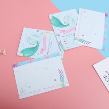 Mermaid Party Invitation Eco-Friendly 24-Set for Kids