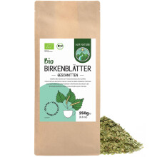 Alpi Nature Organic Birch Leaves Cut 250g 8.8 oz, Dried and Cut Birch Leaves for Tea Preparation