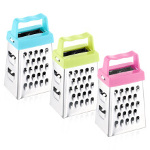 AOZUO 3Pcs Mini Grater, Small Cheese Grater Stainless Steel Box Grater with Handle Efficient Kitchen Gadget for Grating Garlic Nutmeg Chocolate