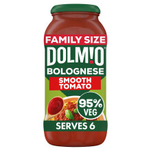 Dolmio Bolognese Smooth Tomato Pasta Sauce Jar Family Size 675g