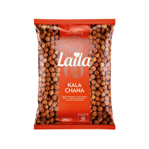 Laila Kala Chana 2 kg (Pack of