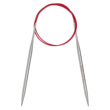 Coopay 5mm Circular Knitting Needles 80cm Long, Metal Circular Needles with Flexible Cable, Round Knitting Needles for Large Project