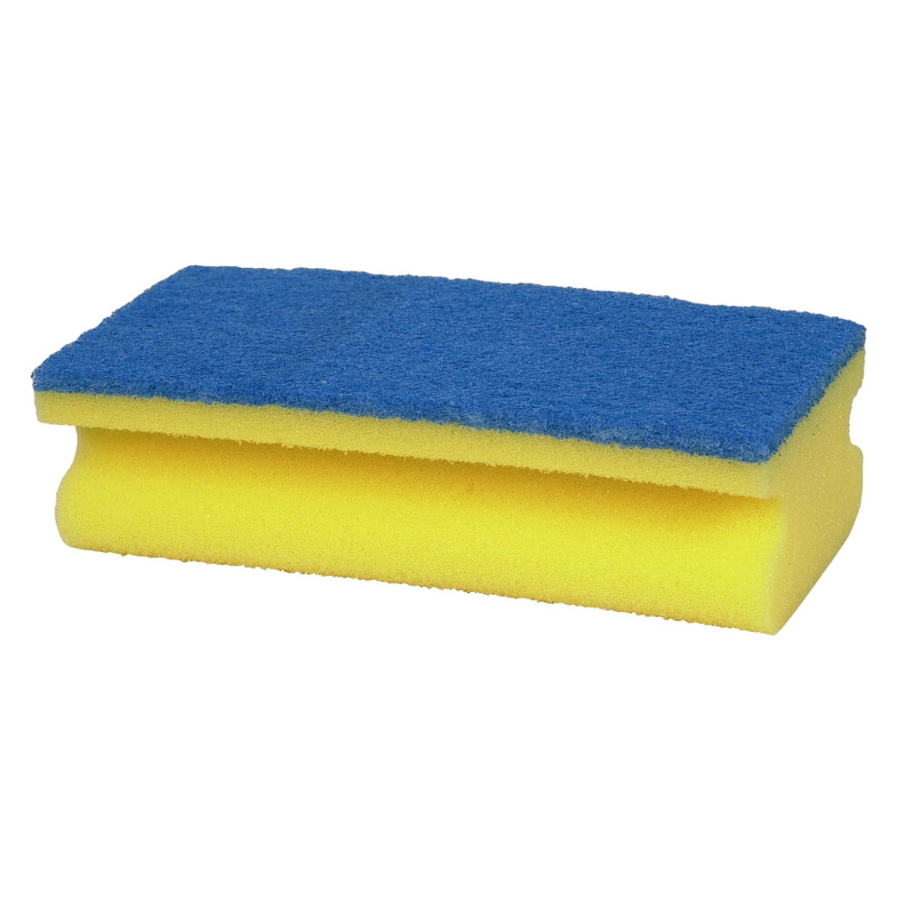 Abena Sponges, Kitchen Cleaning Sponge, Scouring Pads, Pot Scrubber, One Size, Pack Of 10 Blue 5051226770944