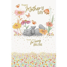 Me to You Tatty Teddy Mother's Day Card 'Thank You For Being Amazing' 6 x 9" - Official Collection