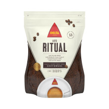 Delta Cafés Ritual Ground Coffee 220g – African Arabica & Robusta Blend, Full-Bodied Medium Roast Coffee with Red Fruit & Chocolate Notes