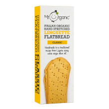 Mr Organic - Classic Flatbread 150g - Organic & Non-GMO - Made with Italian Extra Virgin Olive Oil - Perfect for Dipping and Snacking