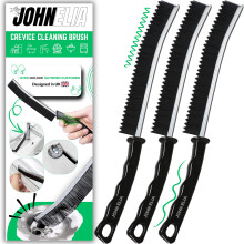 JOHN ELIA Crevice Cleaning Brush UK 3 Pcs Multifunctional Bathroom Cleaning Brushes For Small Spaces With Long Magic Brush Cleaner Grout Cleaner Brus