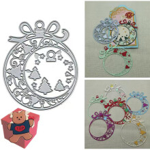 AOOL Snowflake Background Layering Dies for Card Making Christmas Ornament Cutting Cut Stencils DIY Scrapbooking Photo Album Decorative Embossing