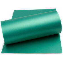 Mufira Pearlescent 300gsm Single Sided A4 Card 10 Pack Perfect for Art & Crafts & Card Making - Xmas Green