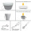 6 in 1 Foldable Storage Camping Mess Kit for Travel, Camping, Picnic, 3