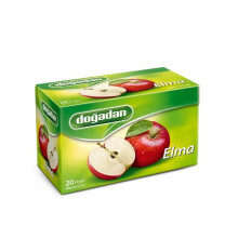 Dogadan Elma Cayi Apple Tea, Premium Turkish, 20 Tea Bags (Pack of 3)