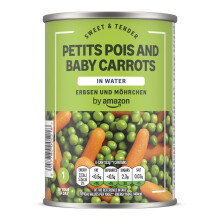by Amazon Peas and Carrots, 400g