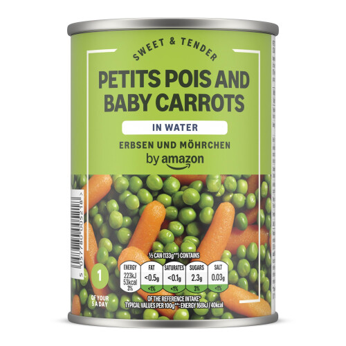 by Amazon Peas and Carrots, 400g