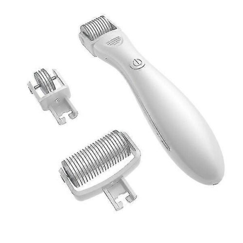 Color Light Roller Micro-needle Facial Massager - Home Introduction Instrument