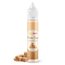 HONEYBERRY Natural Brown Sugar Food Flavouring 30ml – High Strength Professional Flavour Drops – Concentrated Liquid Essence for Baking, Desserts