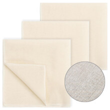 Cheesecloth Pack of 3 Muslin Cloths for Cooking 50x50 cm, Reusable and Washable Cheese Cloths for Straining