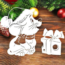 Cartoon Mouse Cutting Dies for Card Making,Cute Mice Cutting Dies Cut Stencils for DIY Scrapbooking Photo Album Decorative Embossing Paper Dies