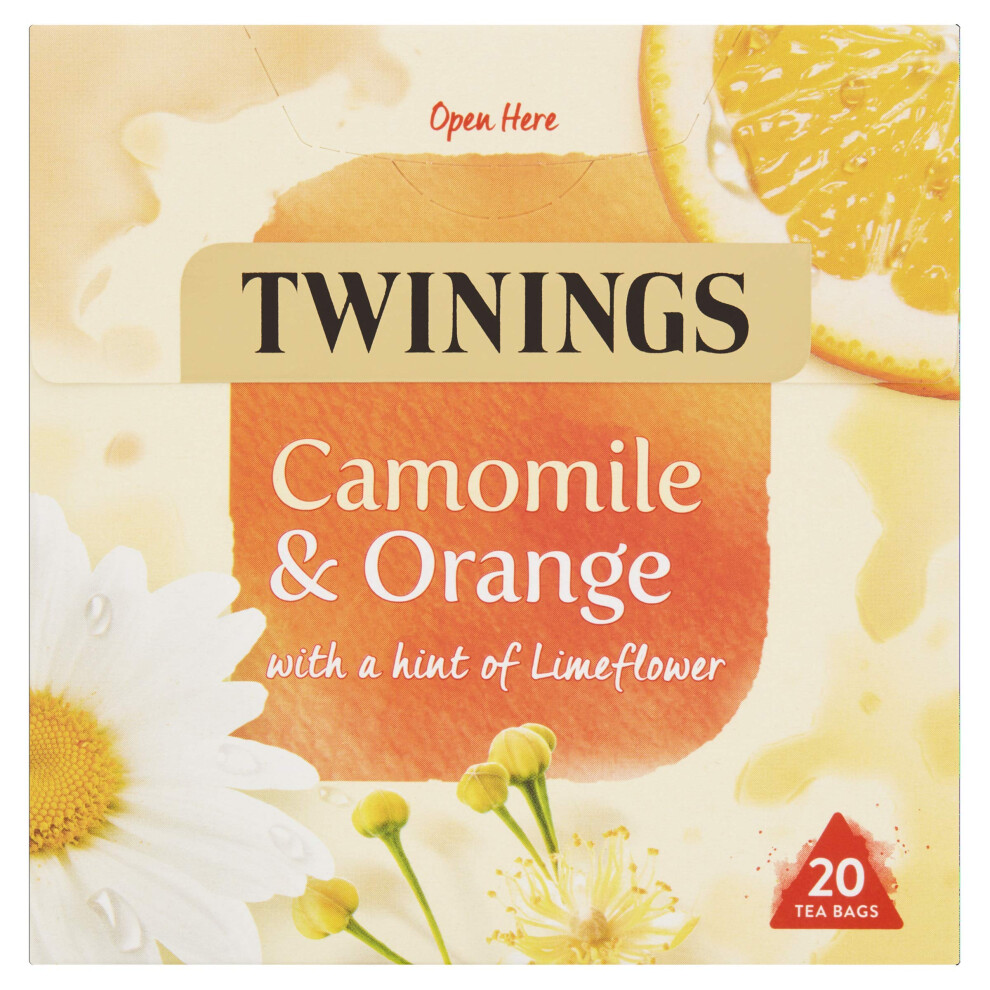Twinings Camomile And Herbal Tea Bags, 20 Tea Bags Orange
