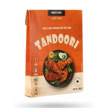Mighty Spice Tandoori Curry Paste - Curry Sauce Kit with Indian spices, Quick Easy 10-Minute Recipe at Home, Authentic Indian Curry