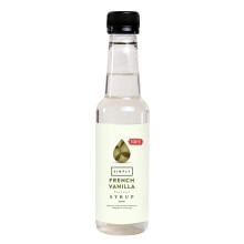 Simply Sugar Free French Vanilla Syrup, Low Calorie, Vegan & Nut Free Flavoured Syrup for Coffee, Cocktails & Baking (250ml)